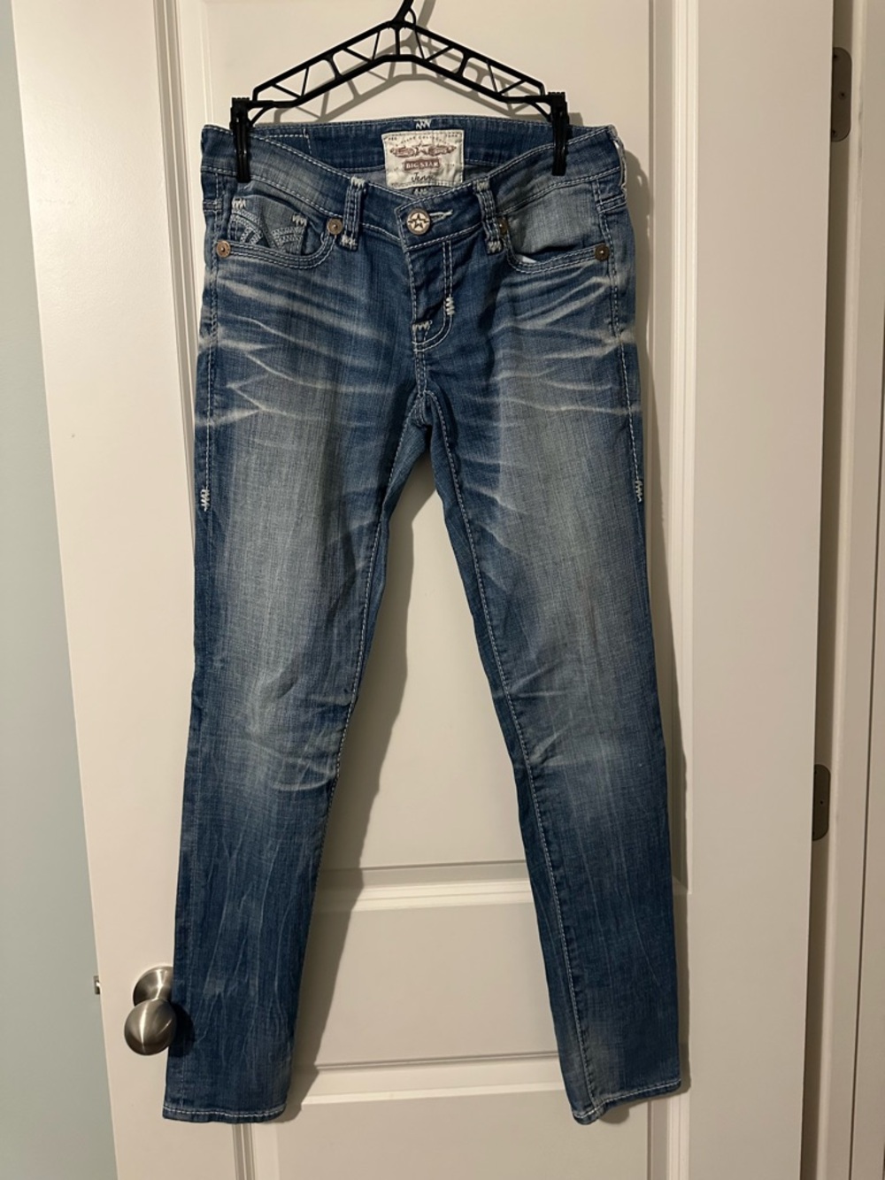 Big Star Women’s Faded Blue Skinny Jeans